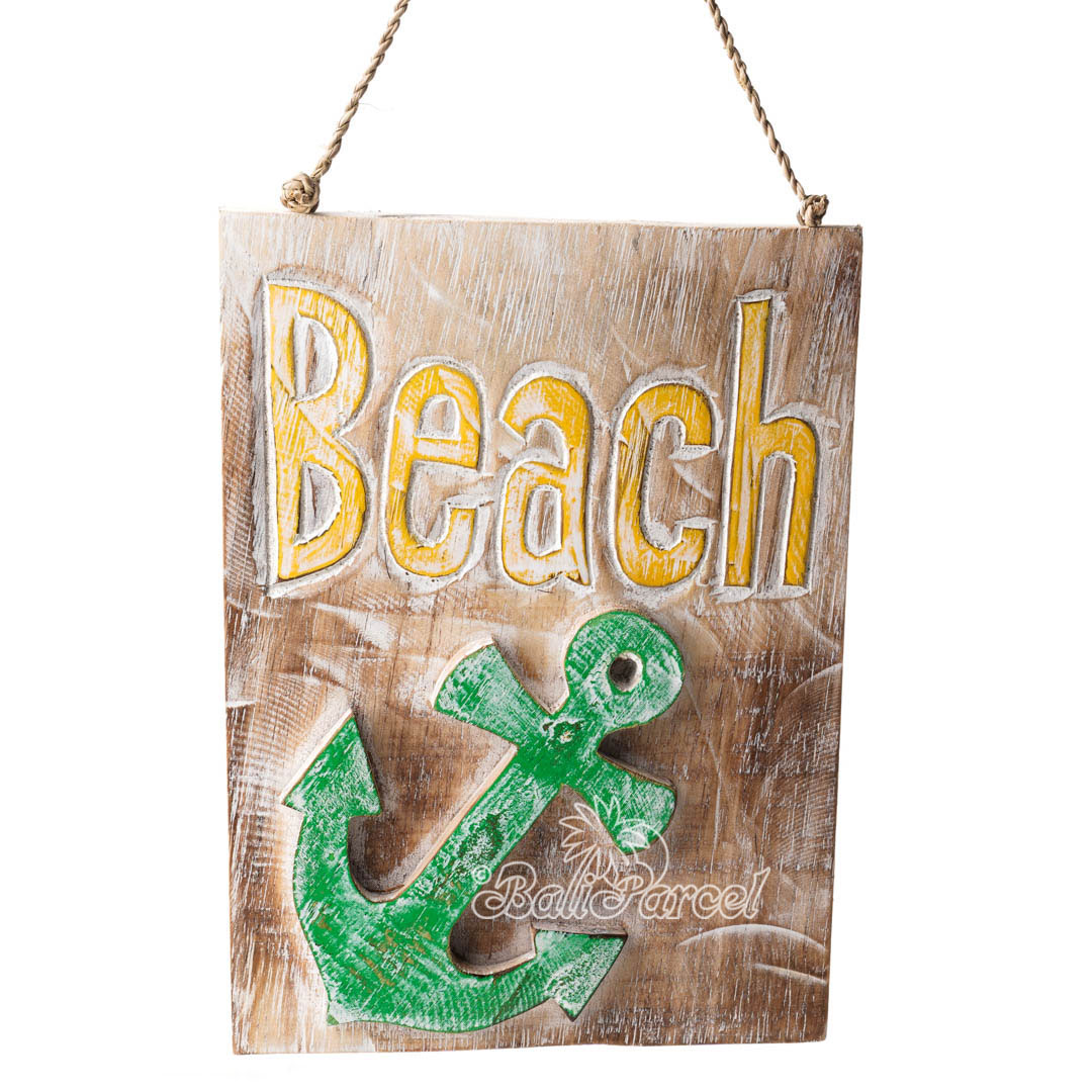 Wooden Wall Hanging, Handmade From Albesia Wood