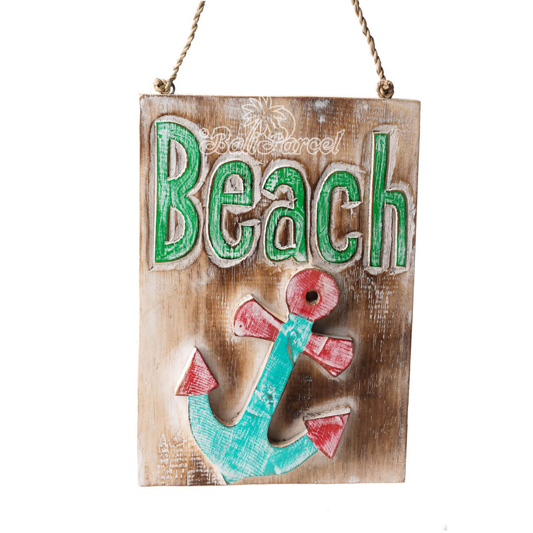 Wooden Wall Hanging, Handmade From Albesia Wood
