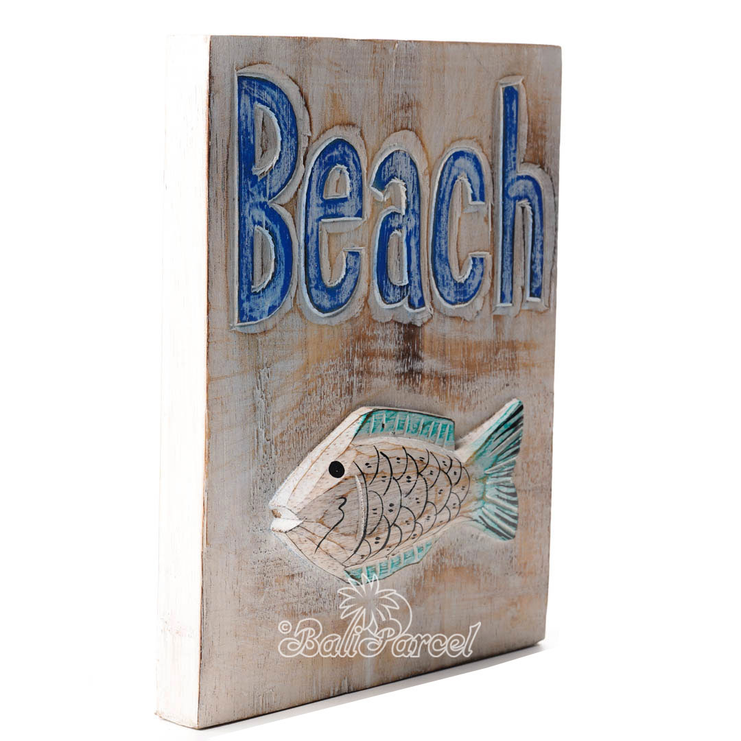 Wooden Wall Hanging, Handmade From Albesia Wood