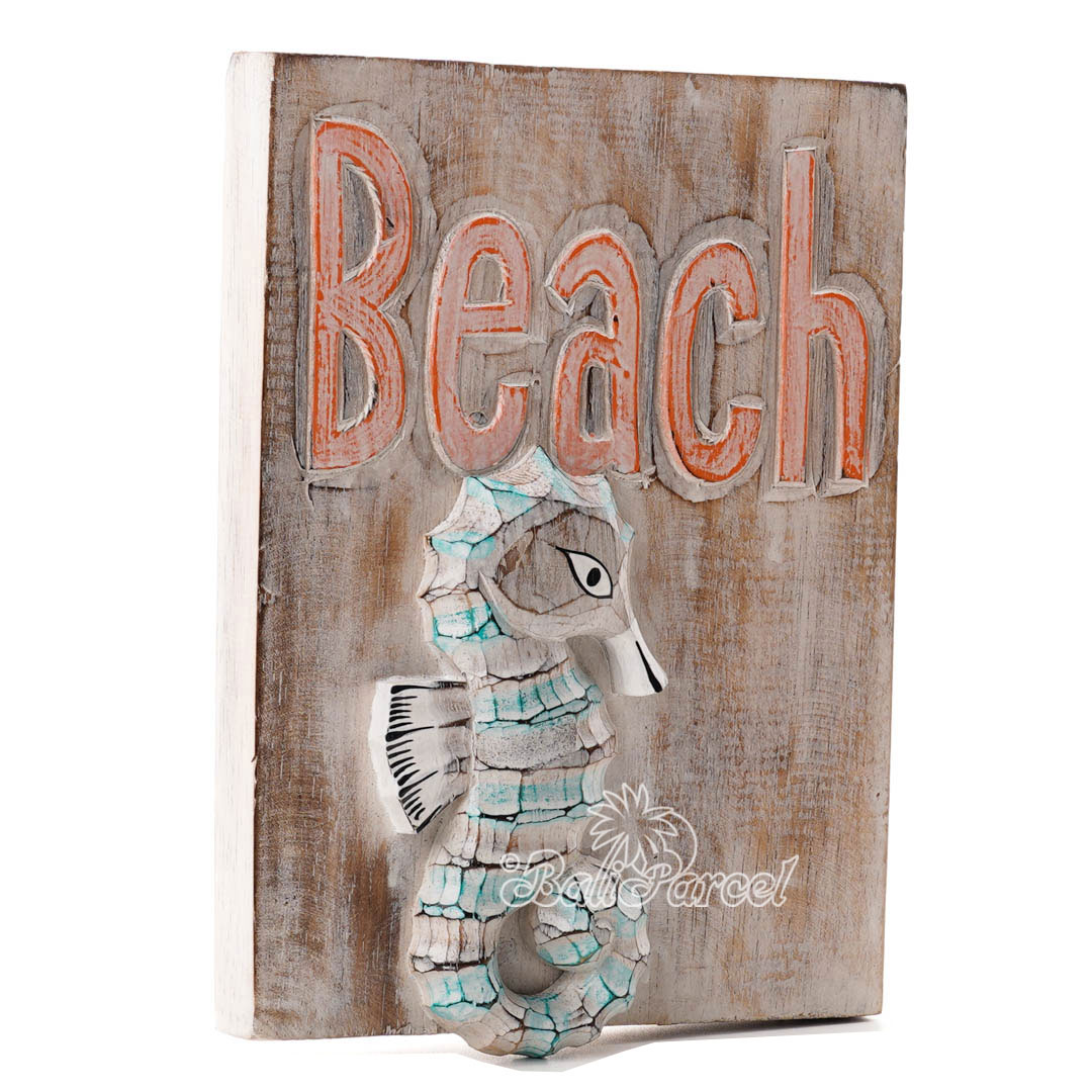 Wooden Wall Hanging, Handmade From Albesia Wood