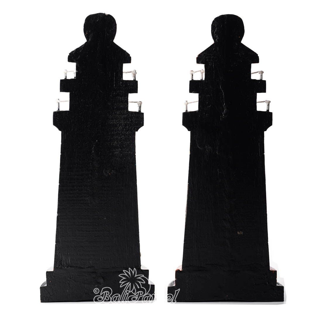 Wooden Tower, Handmade From Albesia Wood