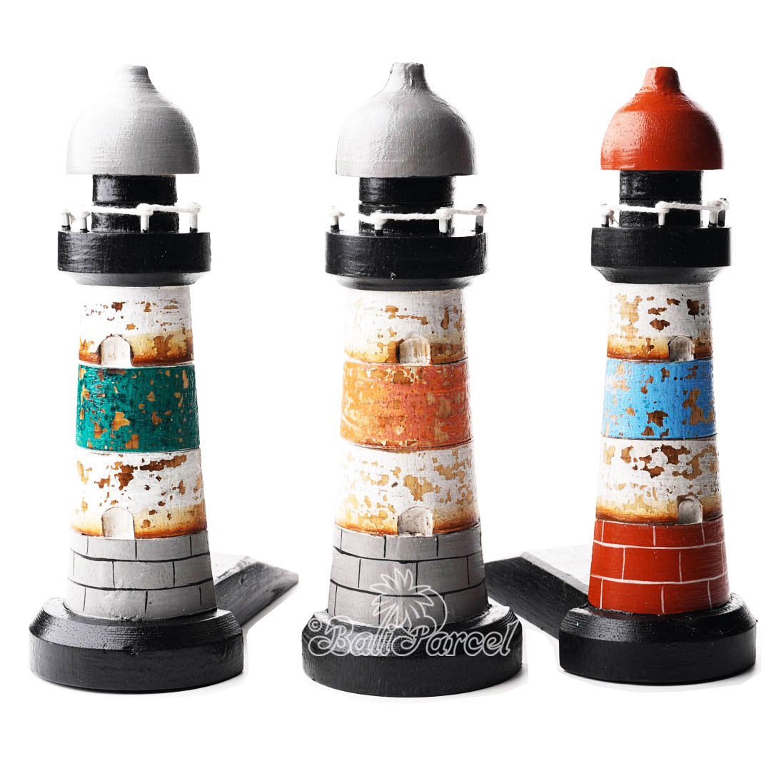 Wooden Door Stop  Tower, Handmade From Albesia Wood