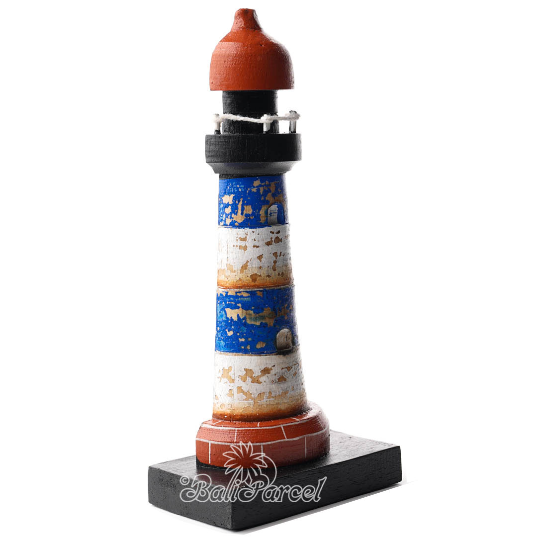 Wooden Tower, Handmade From Albesia Wood