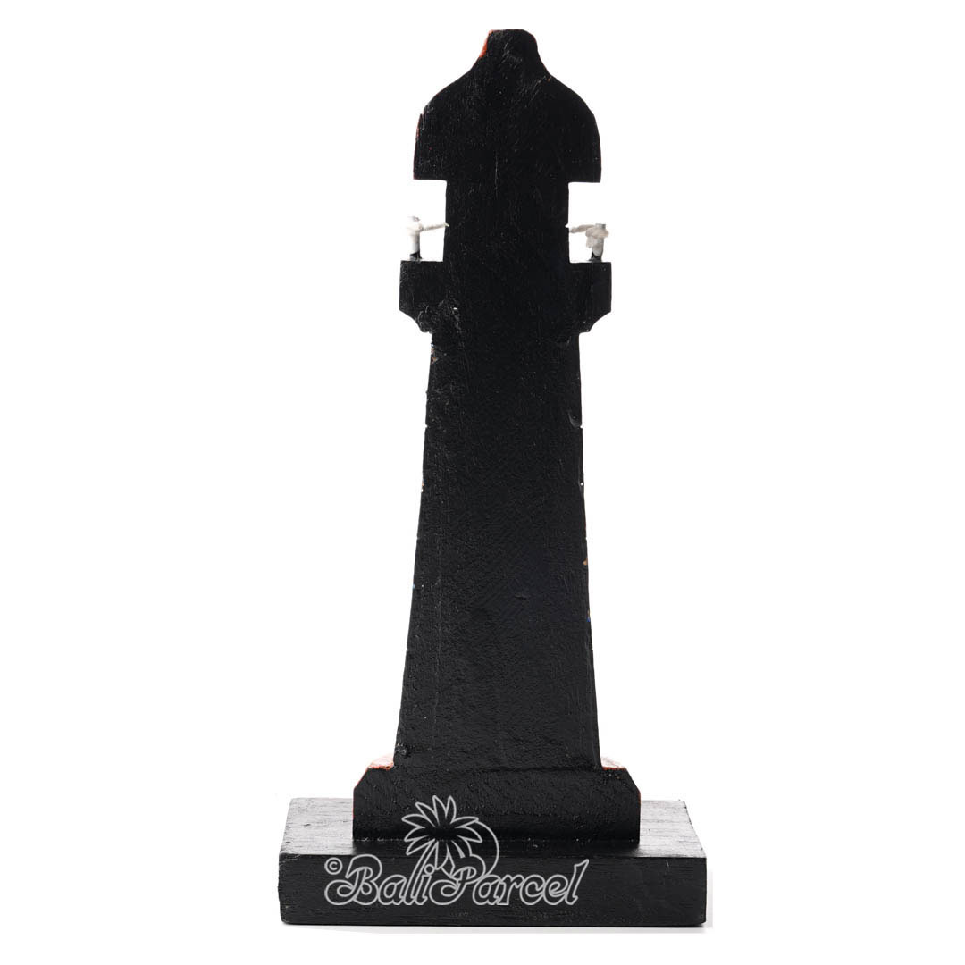 Wooden Tower, Handmade From Albesia Wood