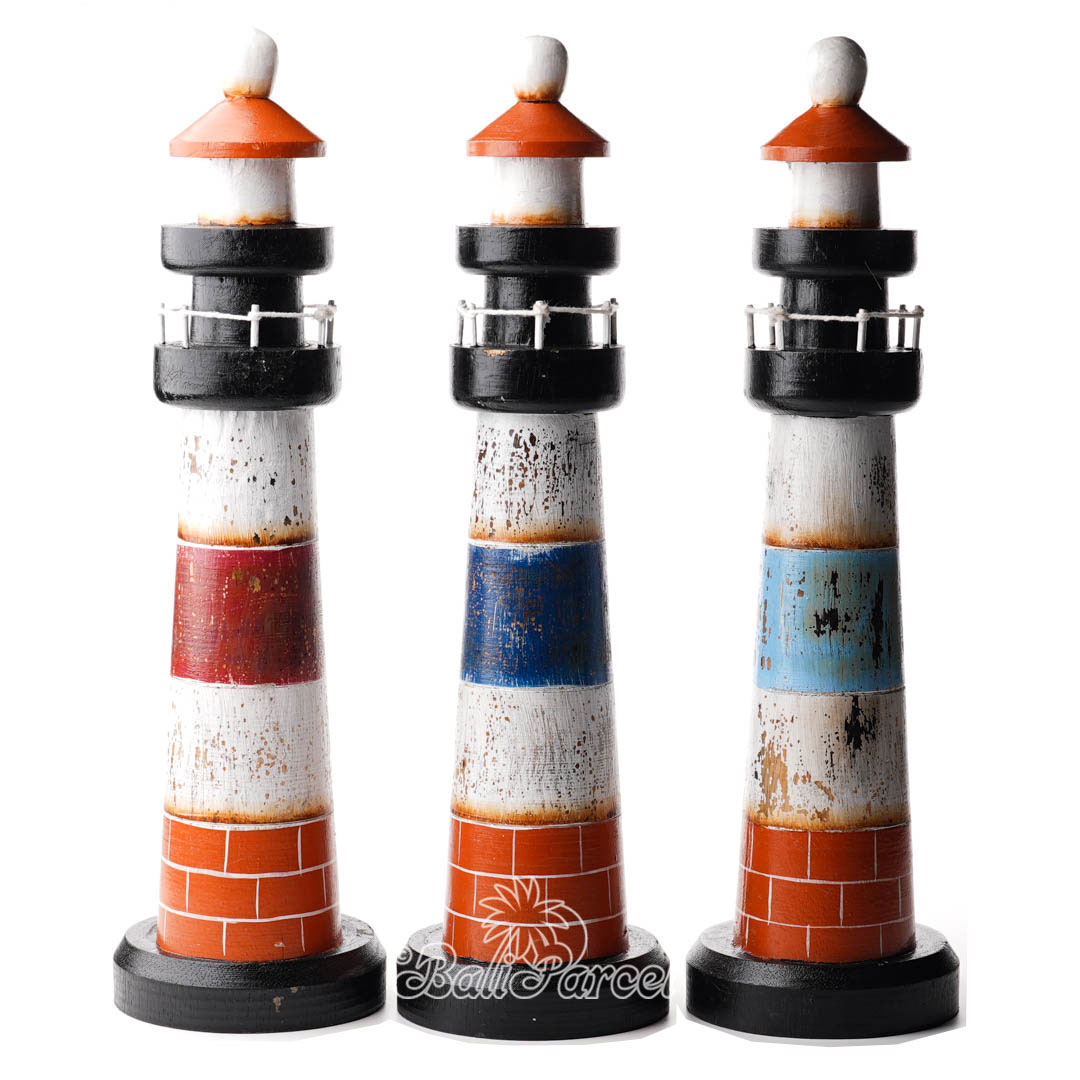 Wooden Tower, Handmade From Albesia Wood