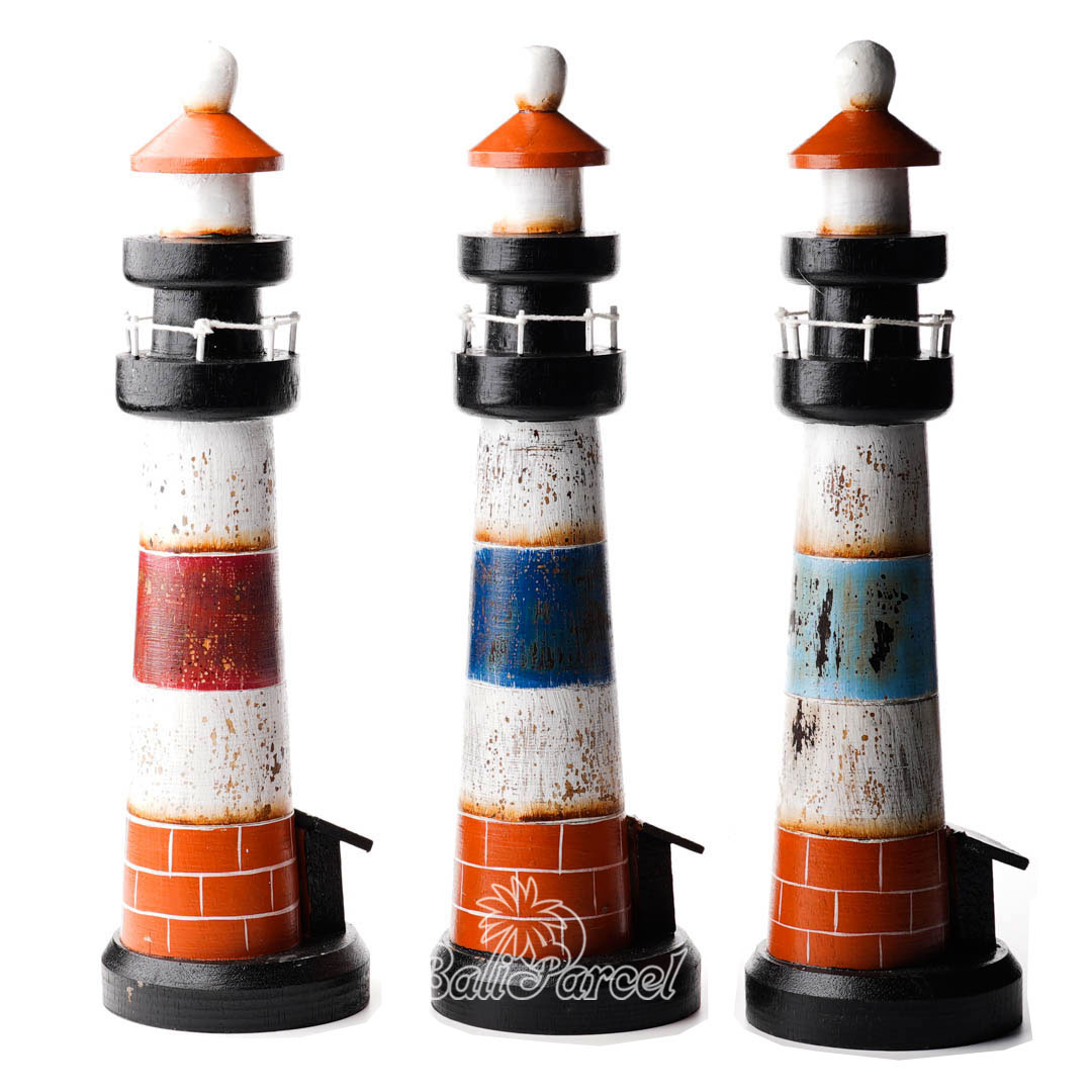 Wooden Tower, Handmade From Albesia Wood