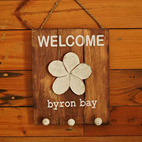 Wooden Wallhanging, Handmade From Albesia Wood