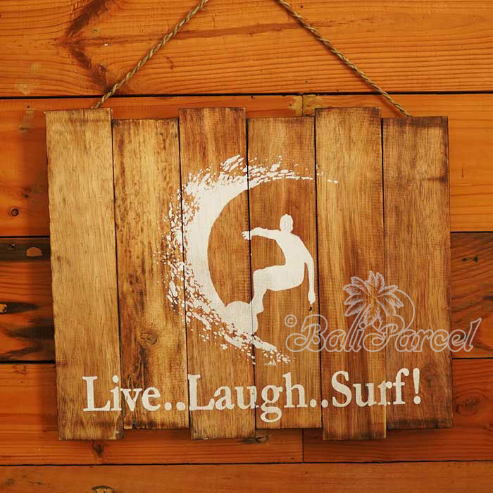 Wooden Wallhanging, Handmade From Albesia Wood