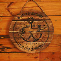Wooden Wallhanging, Handmade From Albesia Wood