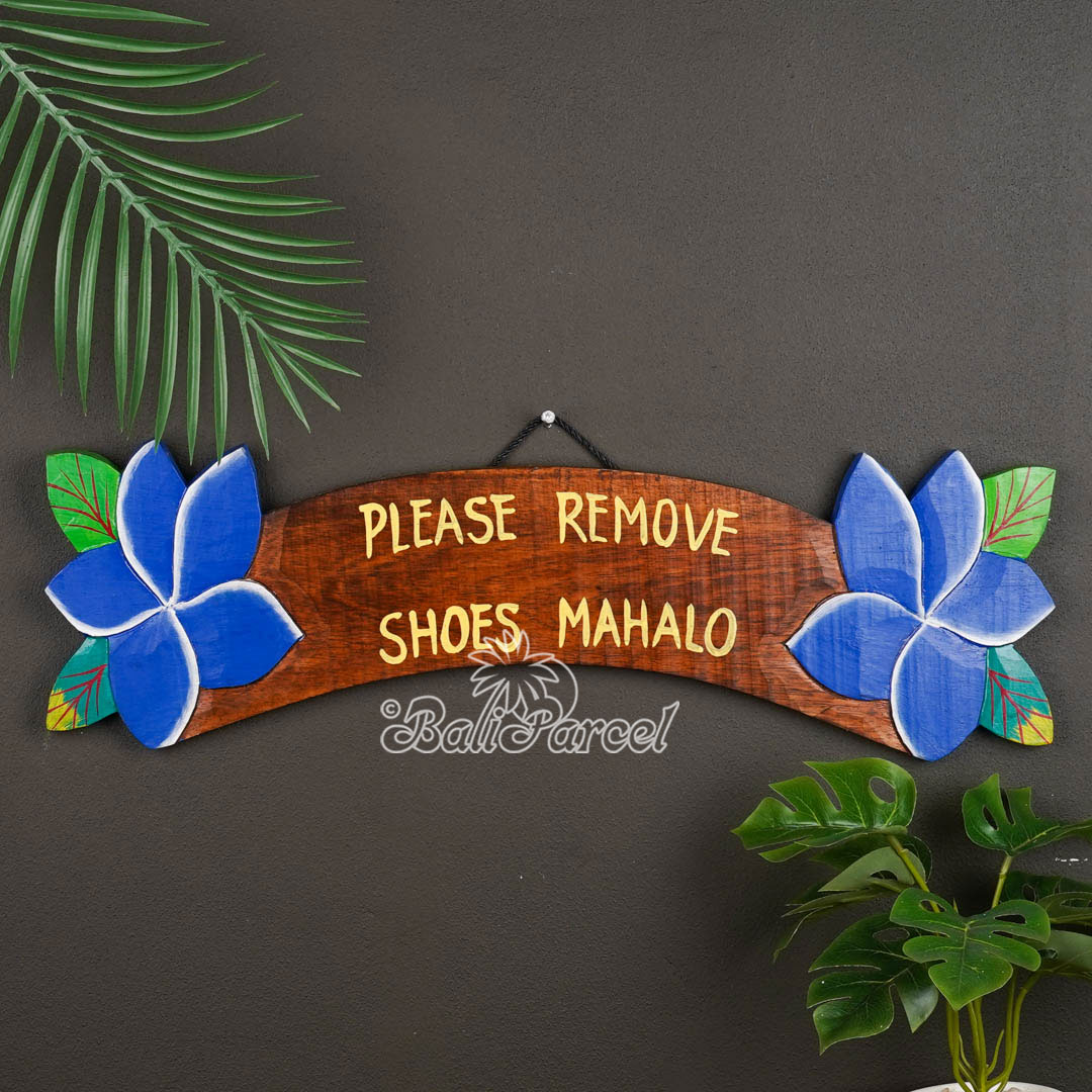Wooden Wallhanging Sign, Hand Made From Albesia Wood