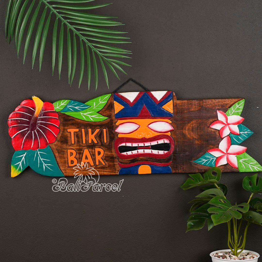 Wooden Wallhanging Sign, Hand Made From Albesia Wood