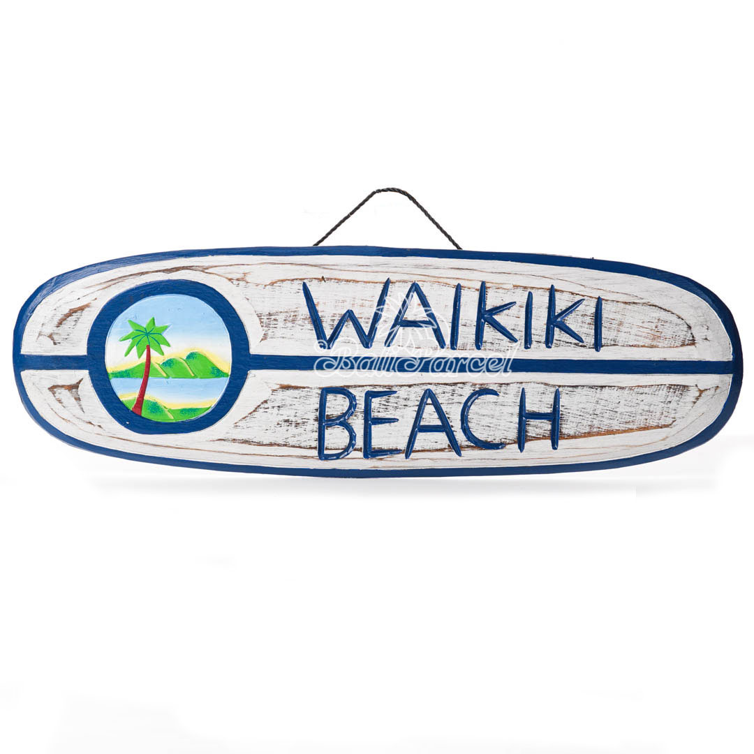 Wooden Wallhanging Sign, Hand Made From Albesia Wood