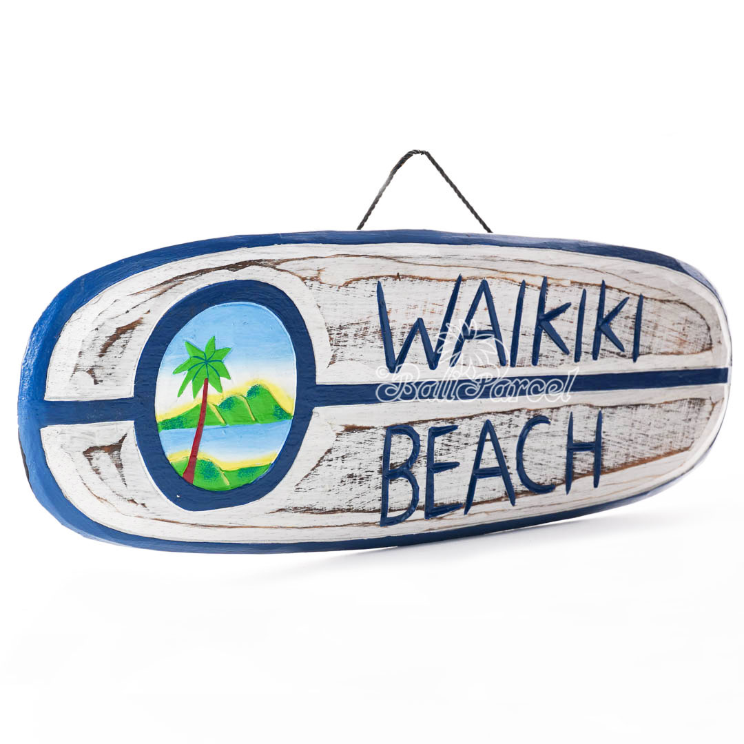 Wooden Wallhanging Sign, Hand Made From Albesia Wood
