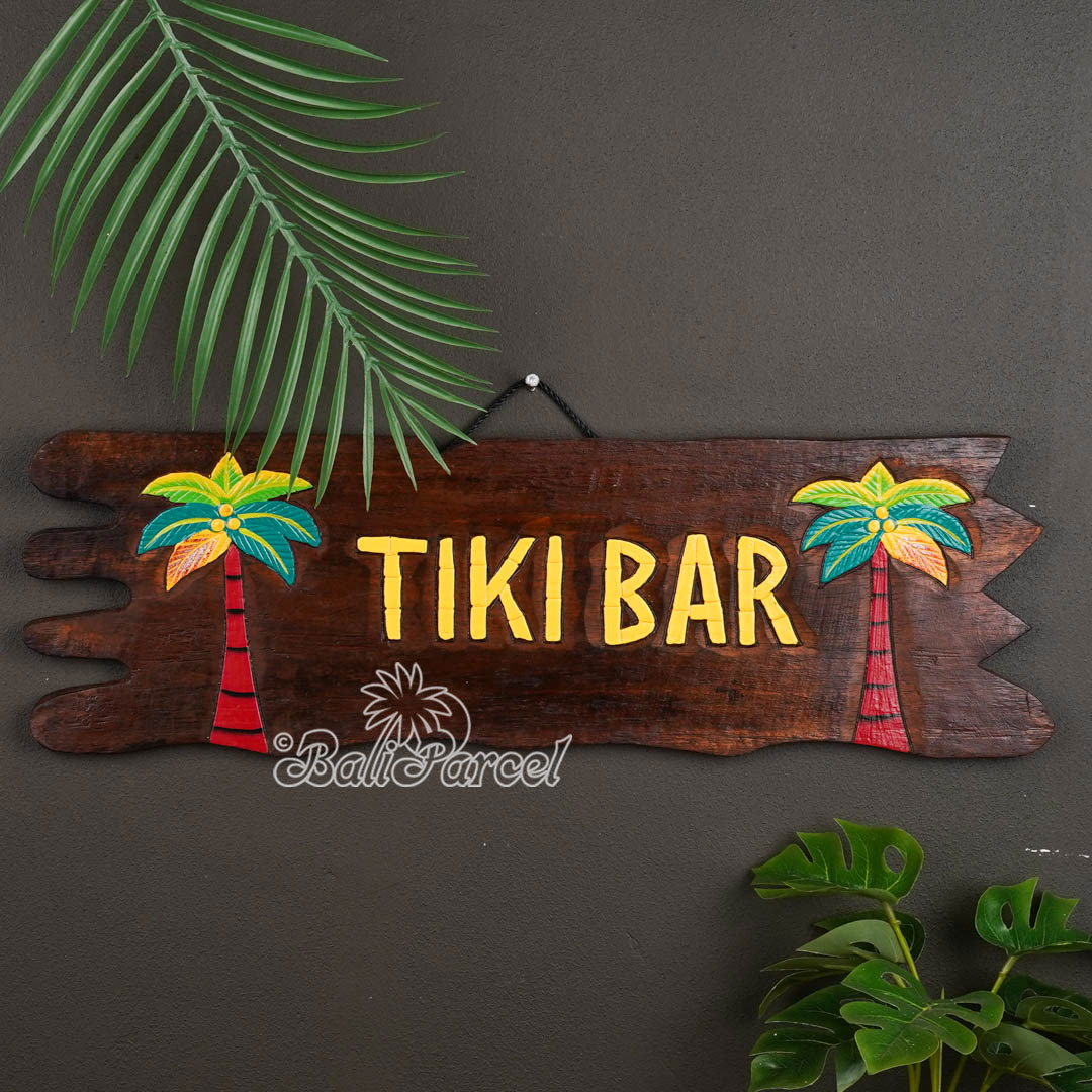 Wooden Wallhanging Sign, Hand Made From Albesia Wood