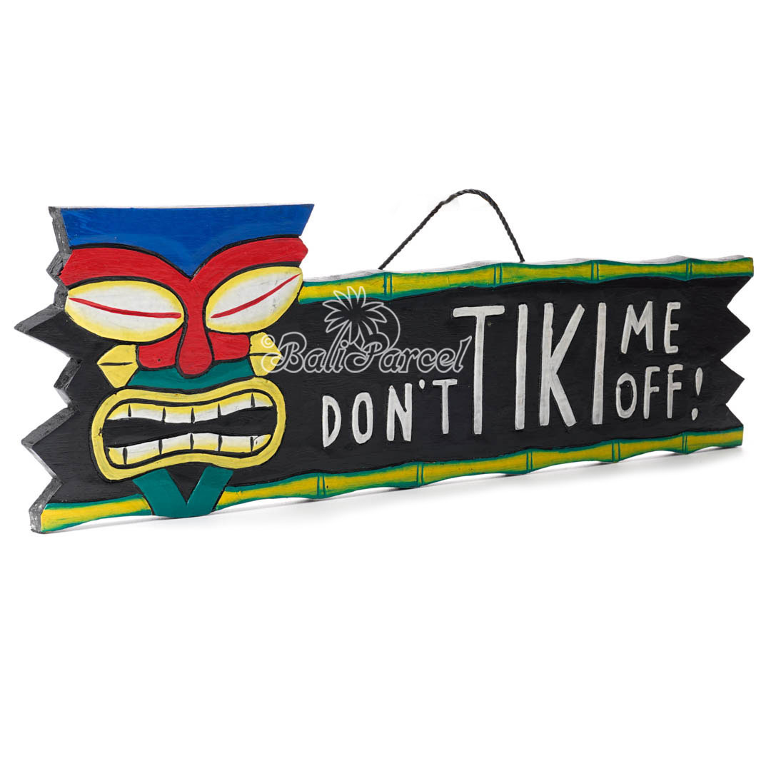 Wooden Wallhanging Sign, Hand Made From Albesia Wood