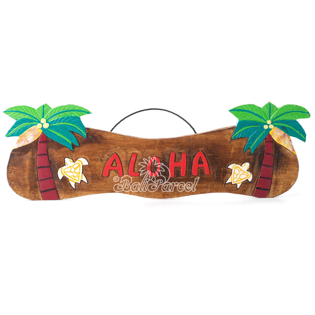 Wooden Wallhanging Sign, Hand Made From Albesia Wood