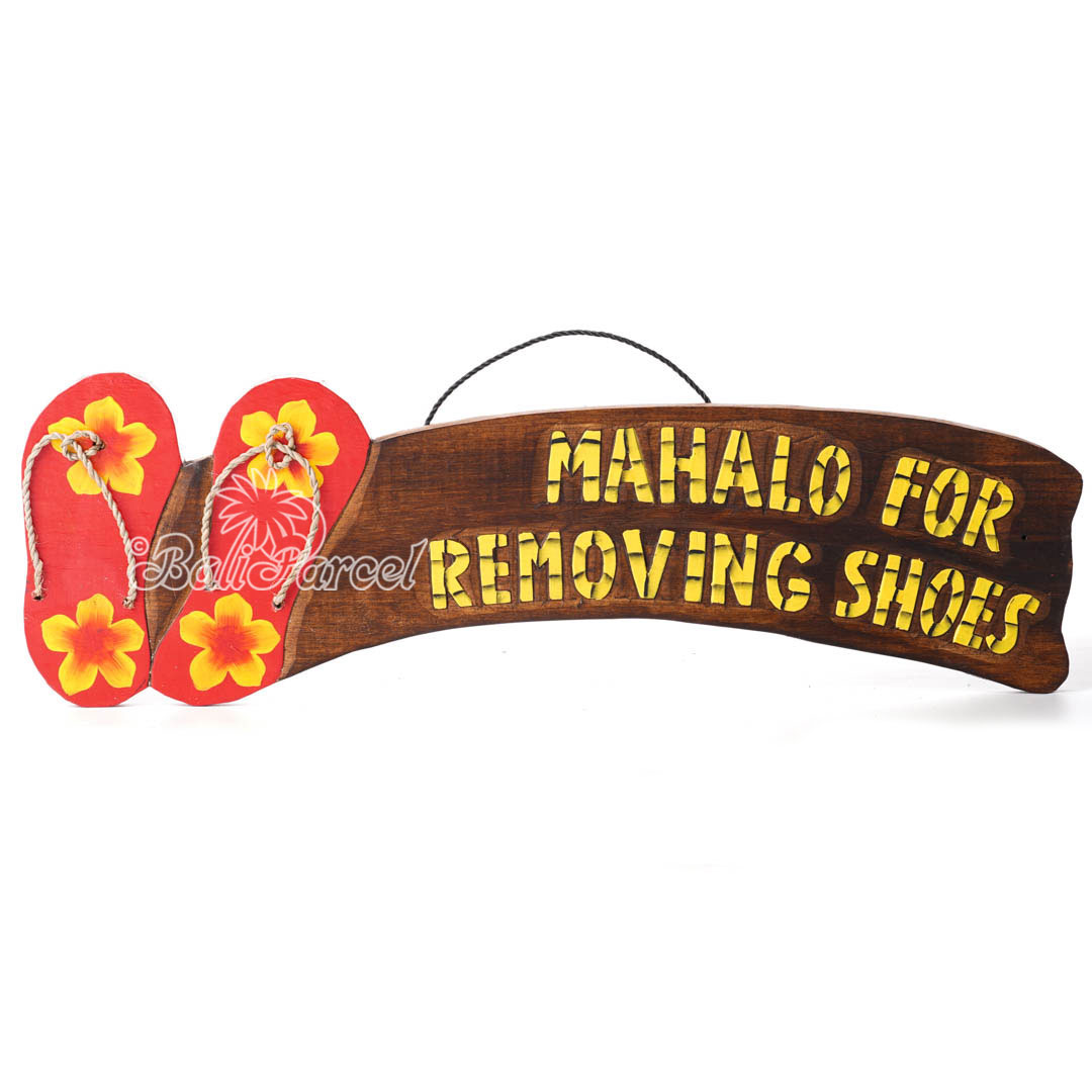 Wooden Wallhanging Sign, Hand Made From Albesia Wood