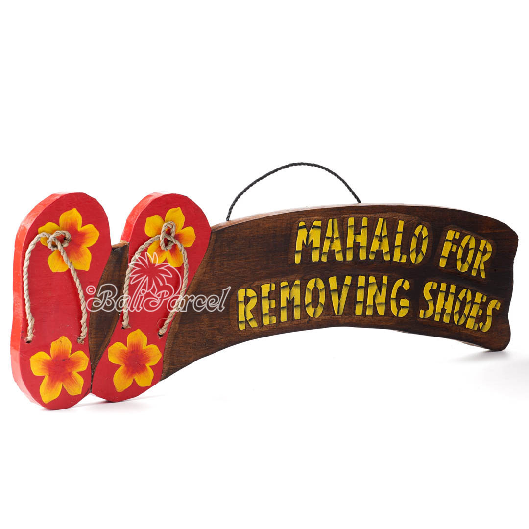 Wooden Wallhanging Sign, Hand Made From Albesia Wood