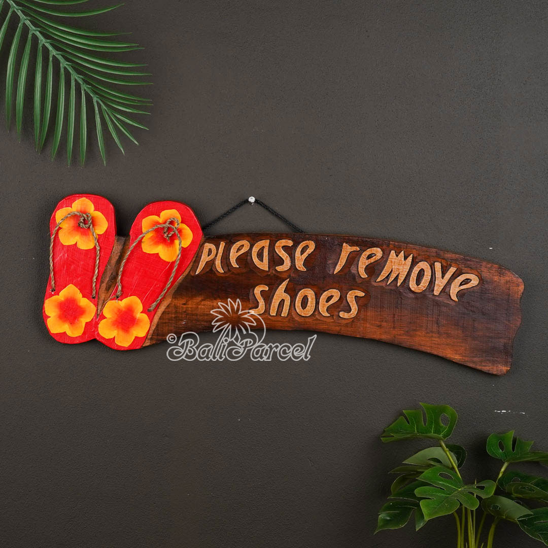 Wooden Wallhanging Sign, Hand Made From Albesia Wood