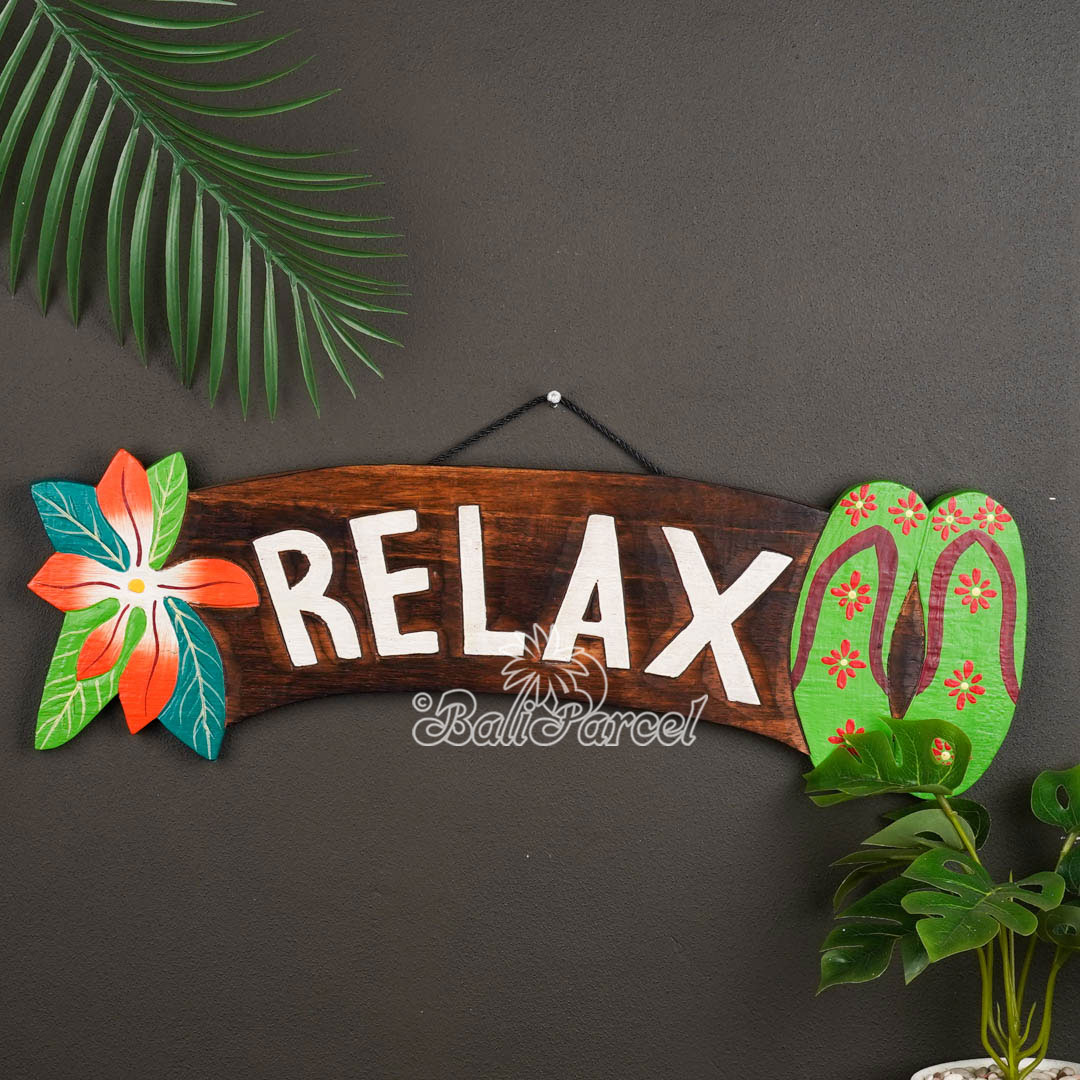 Wooden Wallhanging Sign, Hand Made From Albesia Wood