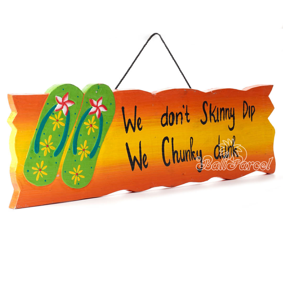 Wooden Wallhanging Sign, Hand Made From Albesia Wood