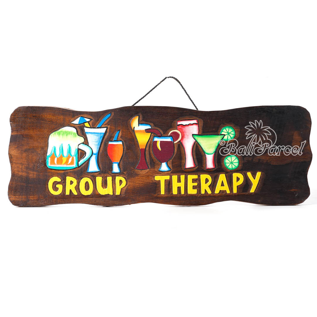 Wooden Wallhanging Sign, Hand Made From Albesia Wood