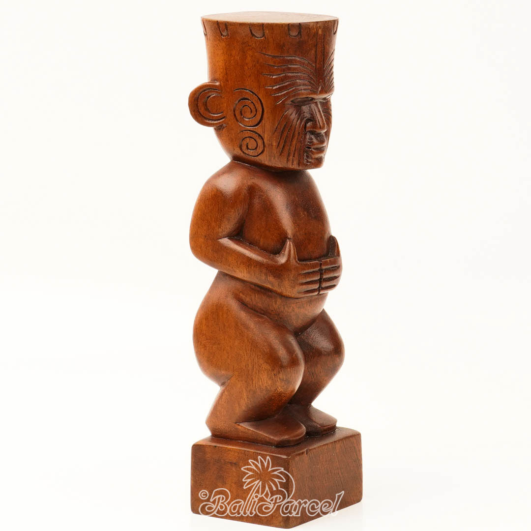 The Tiki Statue, Handmade From Suar Wood
