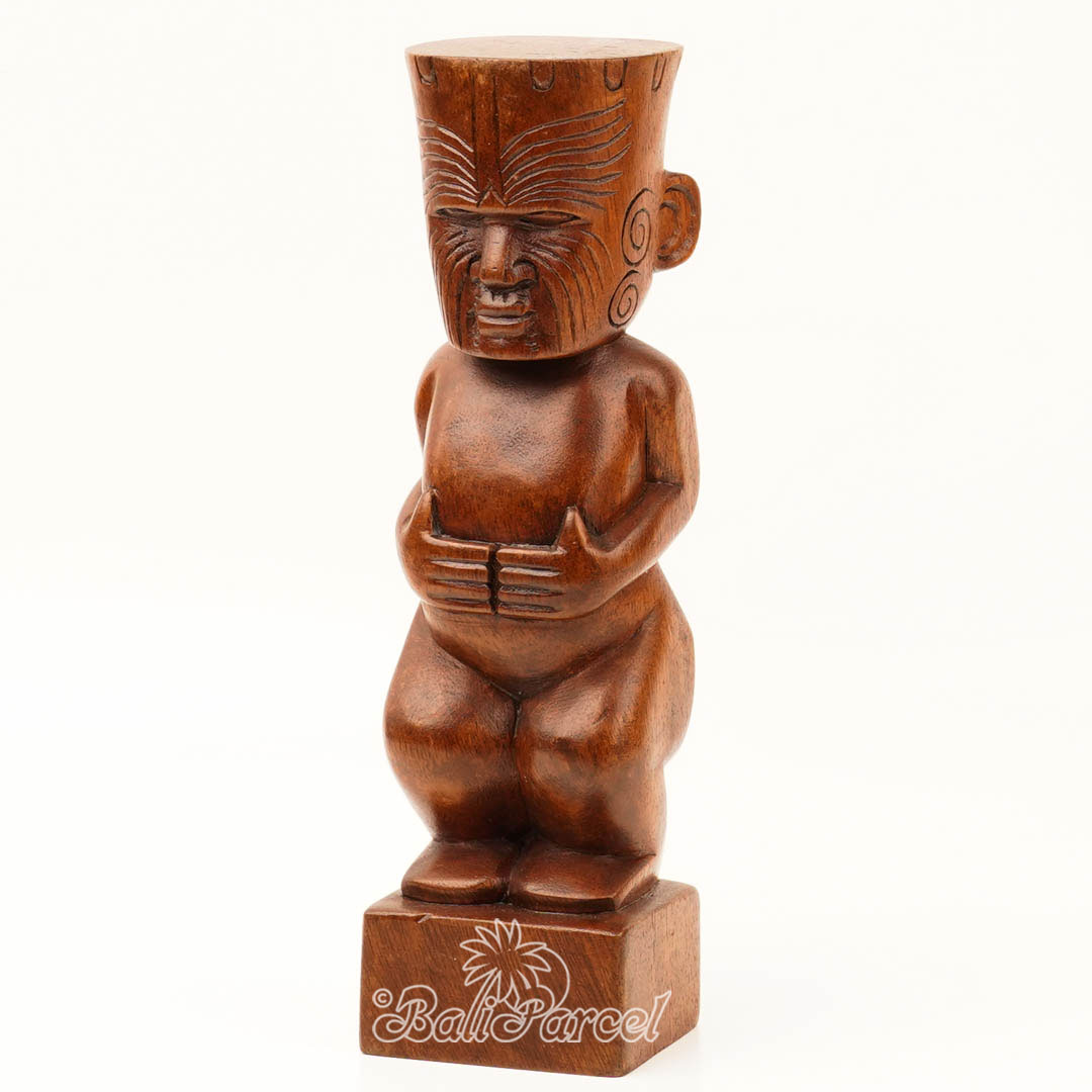 The Tiki Statue, Handmade From Suar Wood