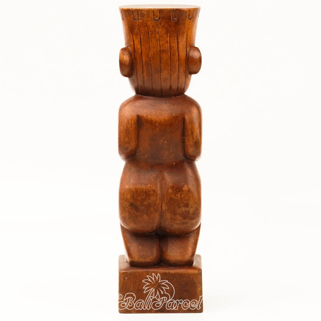 The Tiki Statue, Handmade From Suar Wood