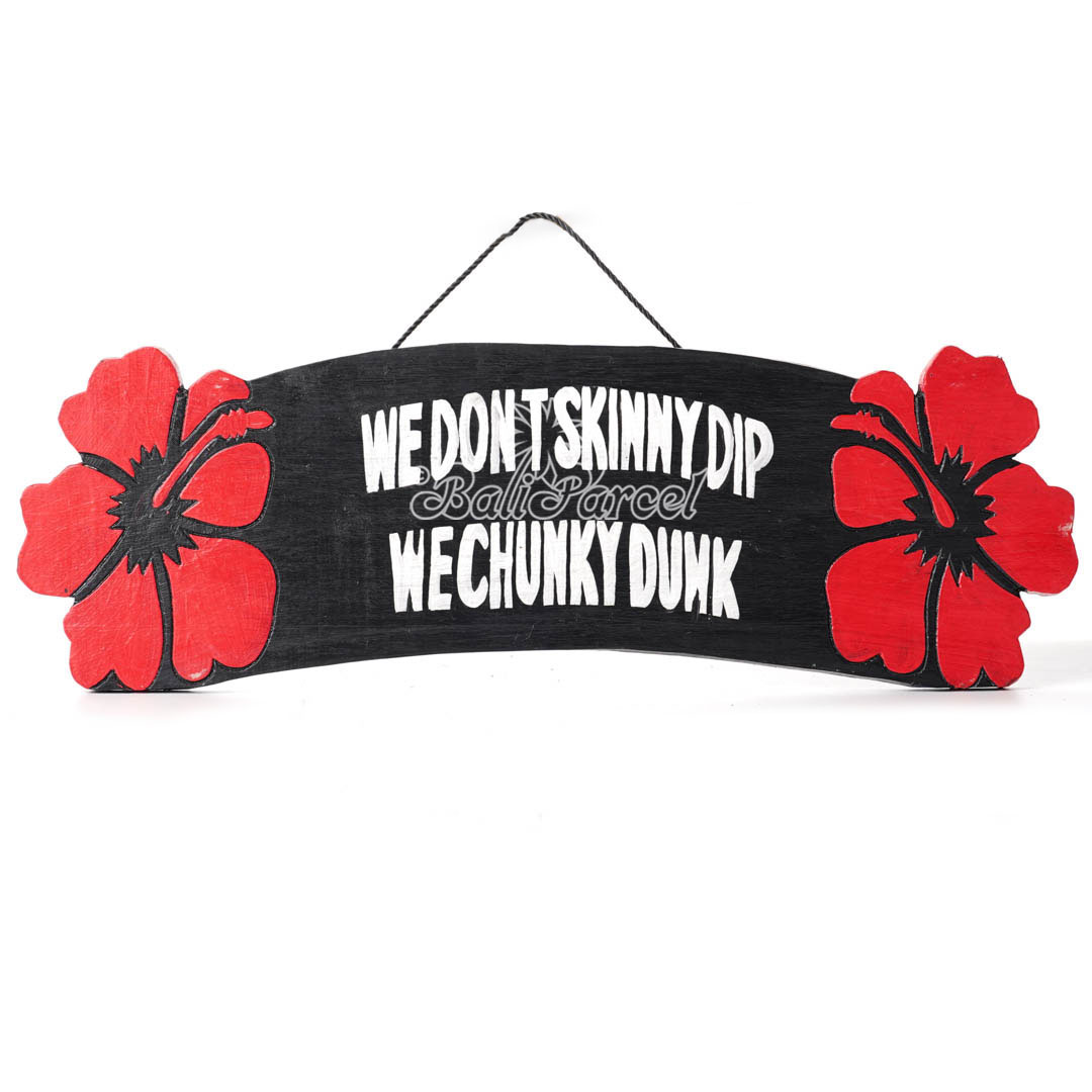 Wooden Wallhanging Sign, Hand Made From Albesia Wood