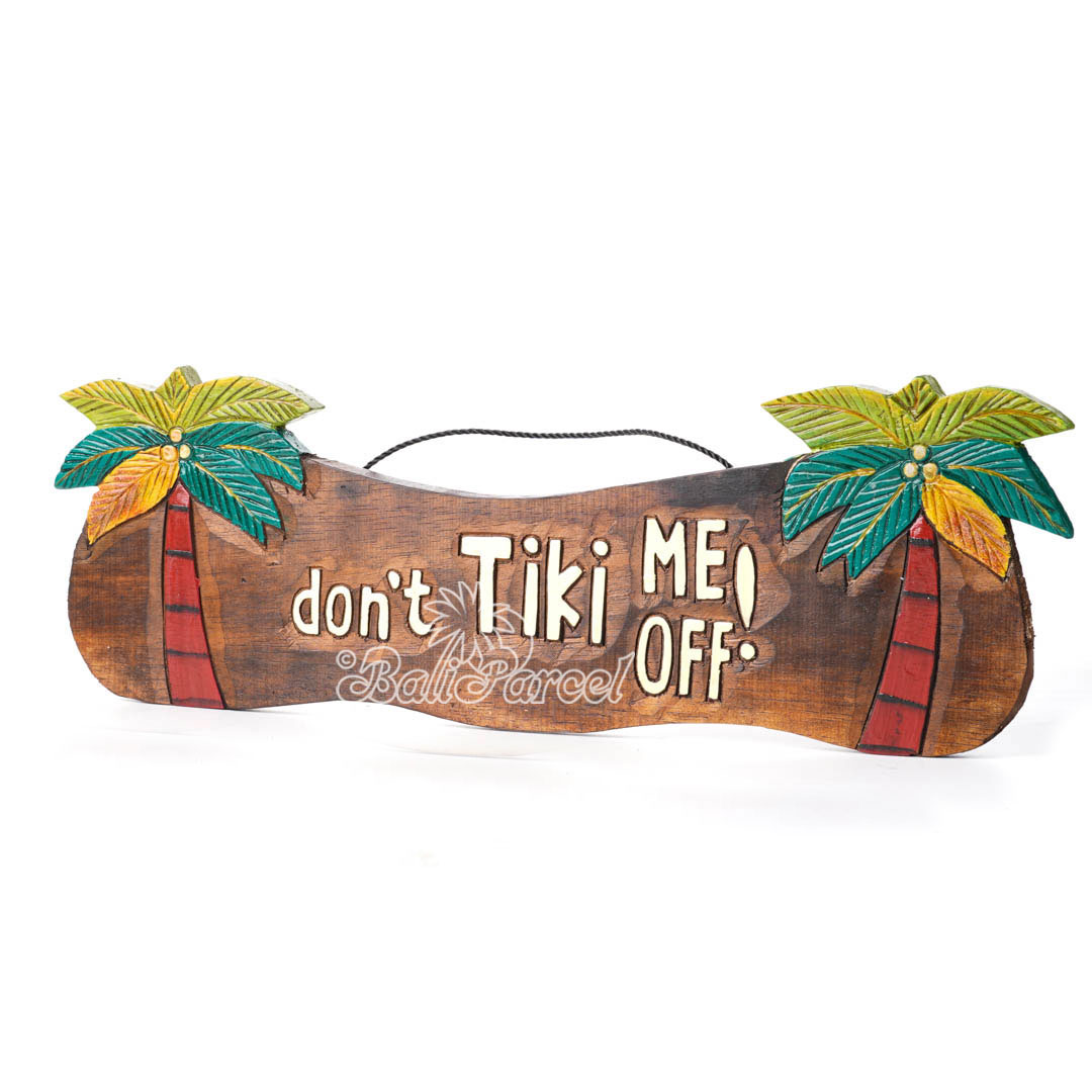 Wooden Wallhanging Sign, Hand Made From Albesia Wood