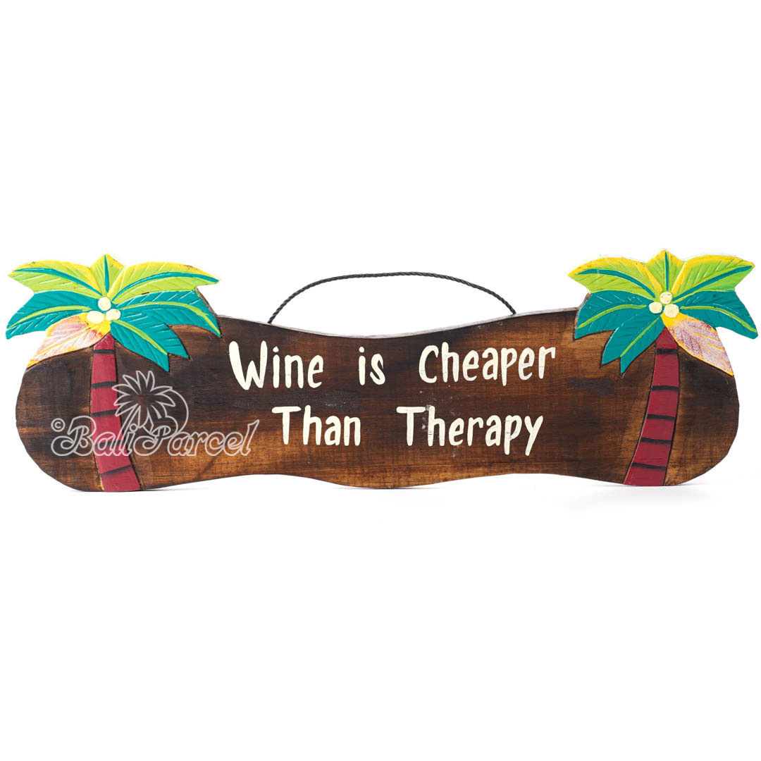 Wooden Wallhanging Sign, Hand Made From Albesia Wood