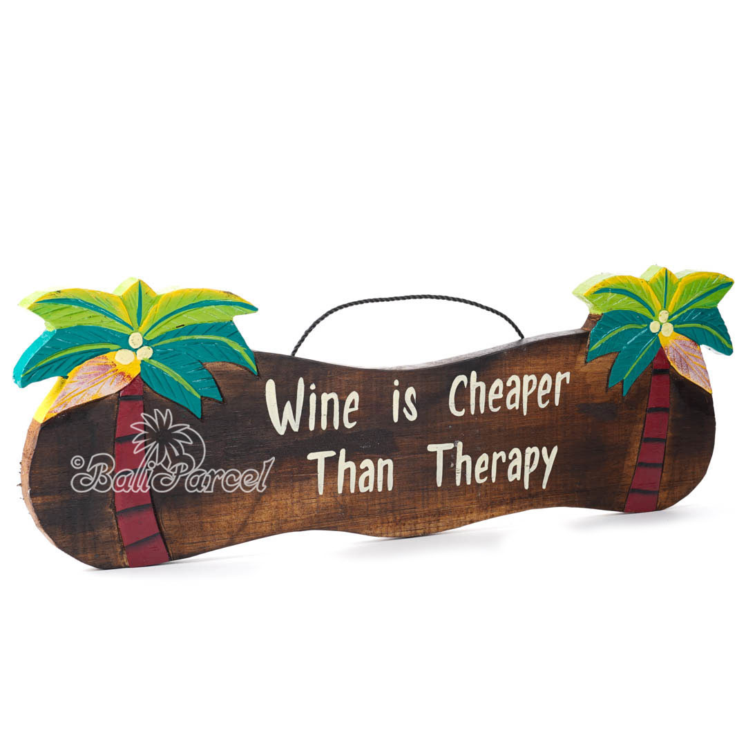 Wooden Wallhanging Sign, Hand Made From Albesia Wood