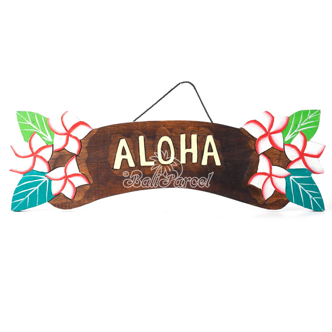 Wooden Wallhanging Sign, Hand Made From Albesia Wood