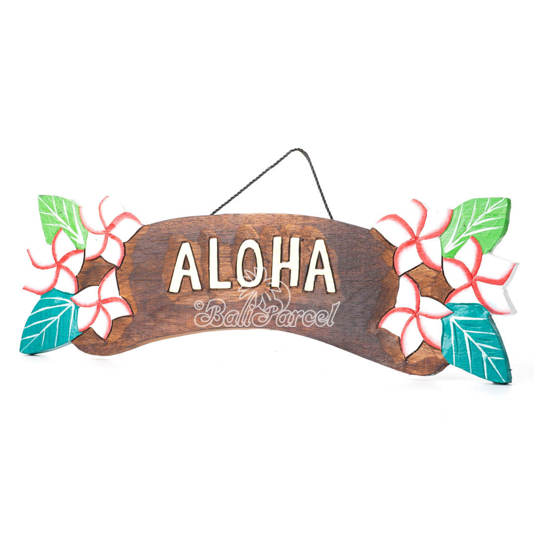 Wooden Wallhanging Sign, Hand Made From Albesia Wood