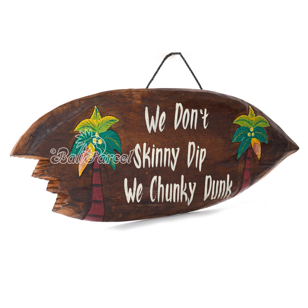 Wooden Wallhanging Sign, Hand Made From Albesia Wood