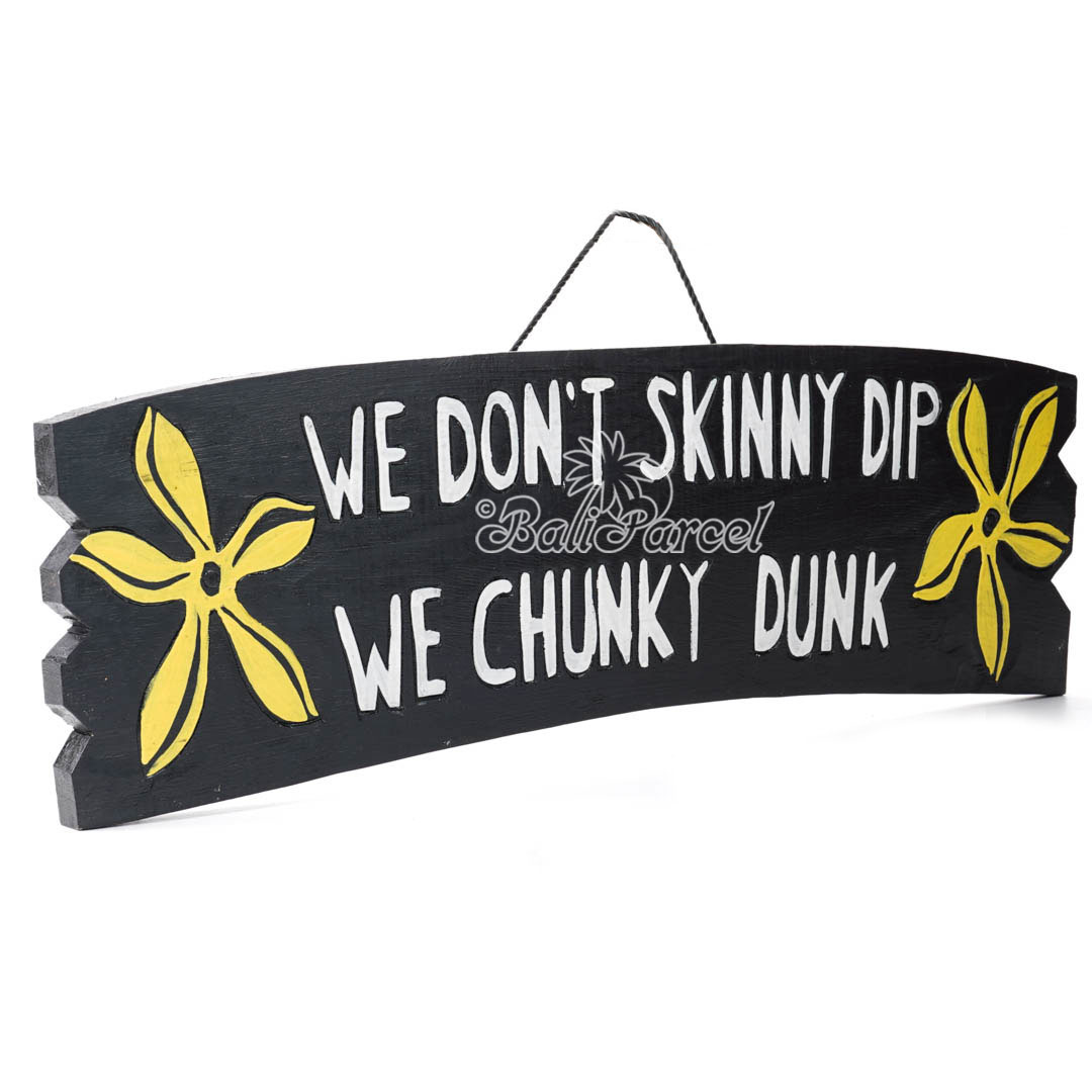 Wooden Wallhanging Sign, Hand Made From Albesia Wood