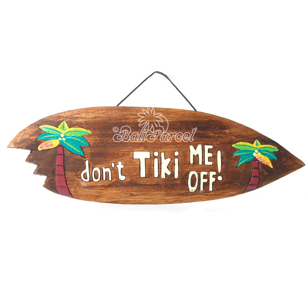 Wooden Wallhanging Sign, Hand Made From Albesia Wood