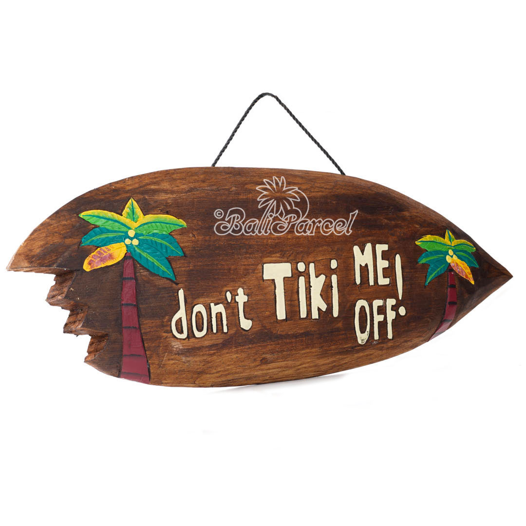 Wooden Wallhanging Sign, Hand Made From Albesia Wood