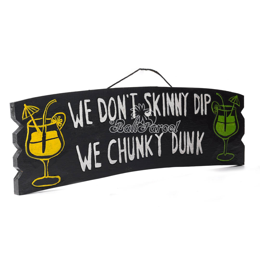 Wooden Wallhanging Sign, Hand Made From Albesia Wood