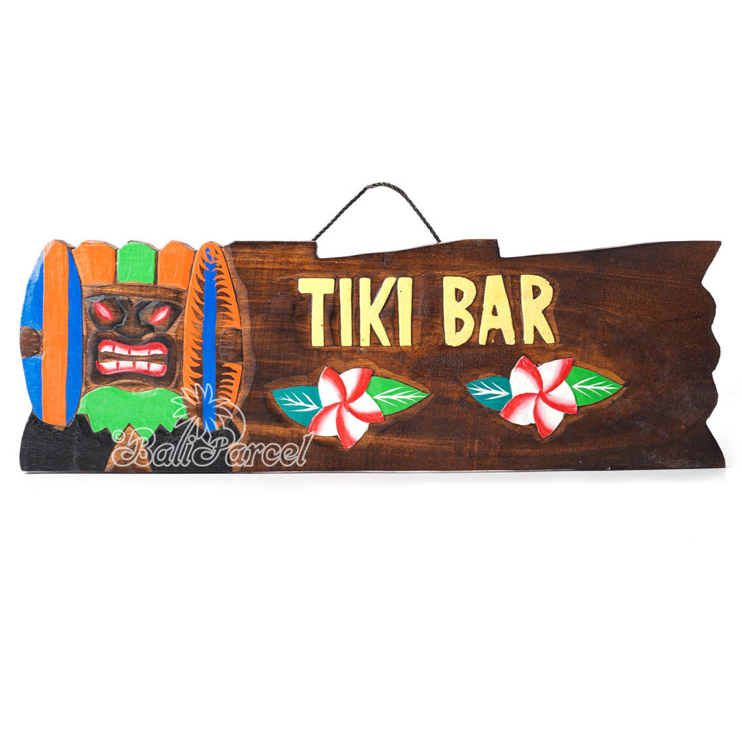 Wooden Wallhanging Sign, Hand Made From Albesia Wood