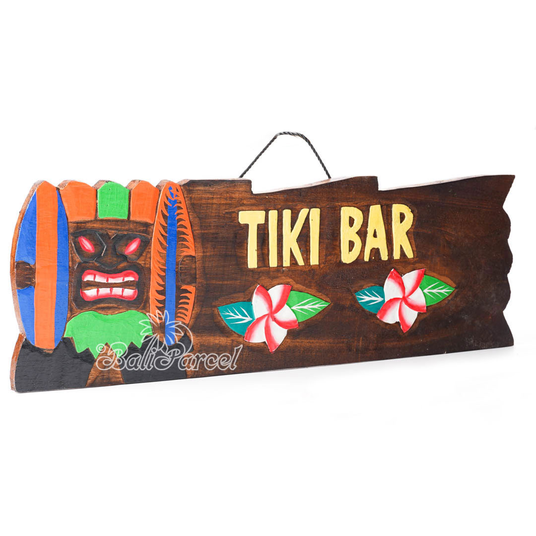 Wooden Wallhanging Sign, Hand Made From Albesia Wood