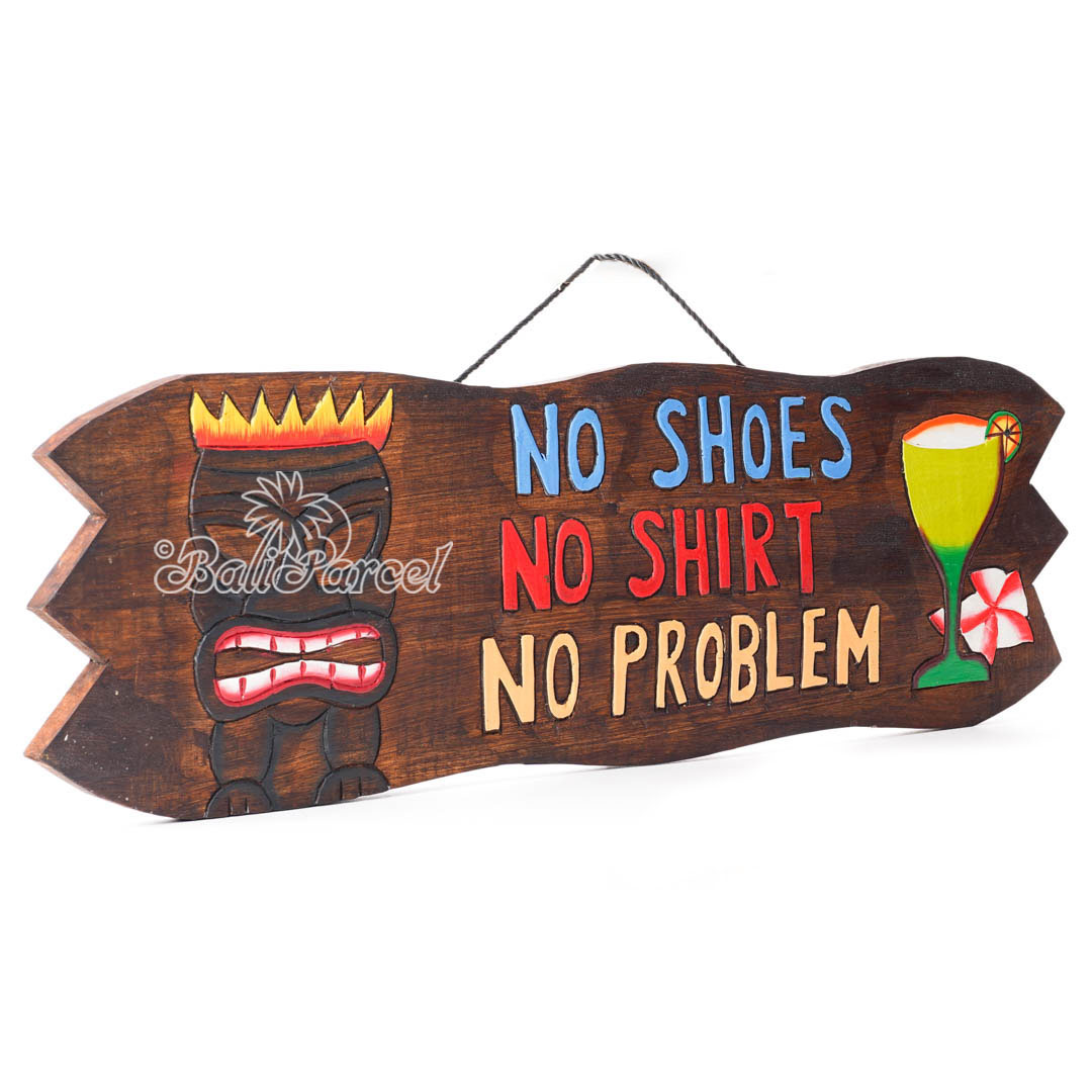 Wooden Wallhanging Sign, Hand Made From Albesia Wood