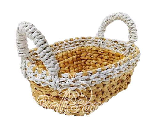 Beautiful Home Decoration Basket, Handmade With Water Hyacinth 