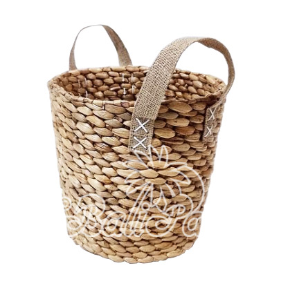 Beautiful Home Decoration Basket, Handmade With Water Hyacinth 