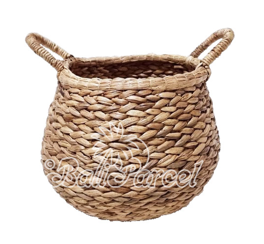 Beautiful Home Decoration Basket, Handmade With Water Hyacinth 
