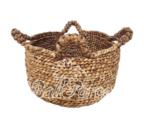 Beautiful Home Decoration Basket, Handmade With Water Hyacinth 