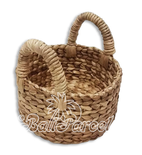 Beautiful Home Decoration Basket, Handmade With Water Hyacinth 
