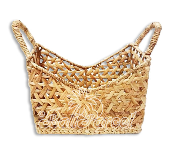 Beautiful Home Decoration Basket, Handmade With Water Hyacinth 