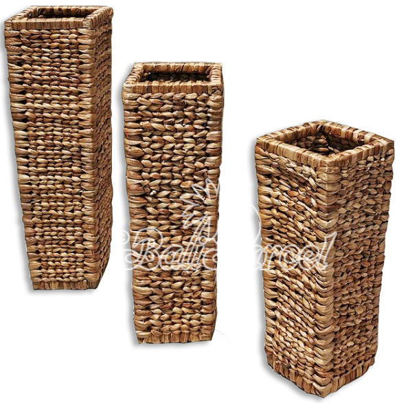 Beautiful Home Decoration Pot, Handmade With Water Hyacinth 